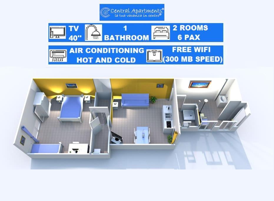 Central Apartments Mezzanine - 1 Min To Via Etnea Catane Extérieur photo